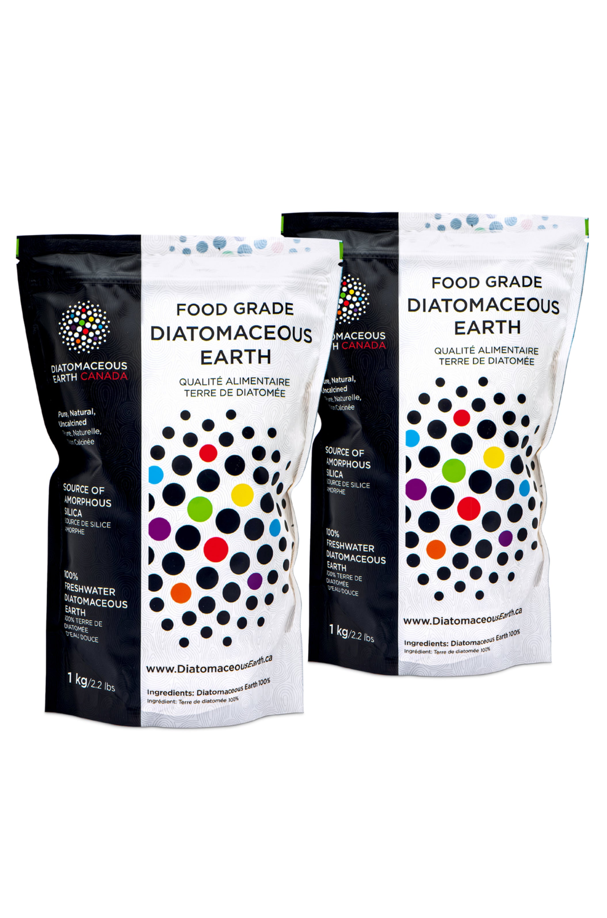 Diatomaceous Earth 2 kg 4.4 lbs Multi Pack 2x 1 kg DiatomaceousEarth